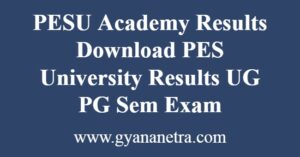 PESU Academy Results