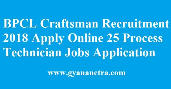 BPCL Craftsman Recruitment