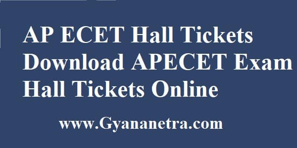AP ECET Hall Tickets Download