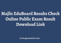 Majlis EduBoard Results Public Exam