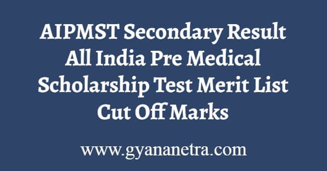 AIPMST Secondary Result