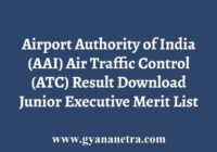AAI Air Traffic Control Result