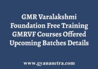 GMR Varalakshmi Foundation Free Training