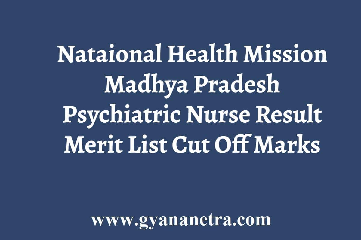 NHM MP Psychiatric Nurse Result 