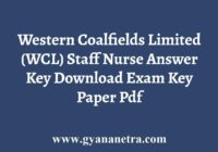 WCL Staff Nurse Answer Key