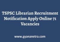 TSPSC Librarian Recruitment Notification