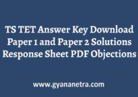 TS TET Answer Key Paper 1 Paper 2