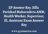 Zilla Parishad Answer Key