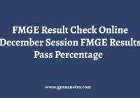 FMGE Result Score Card
