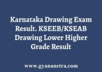 Karnataka Drawing Exam Result